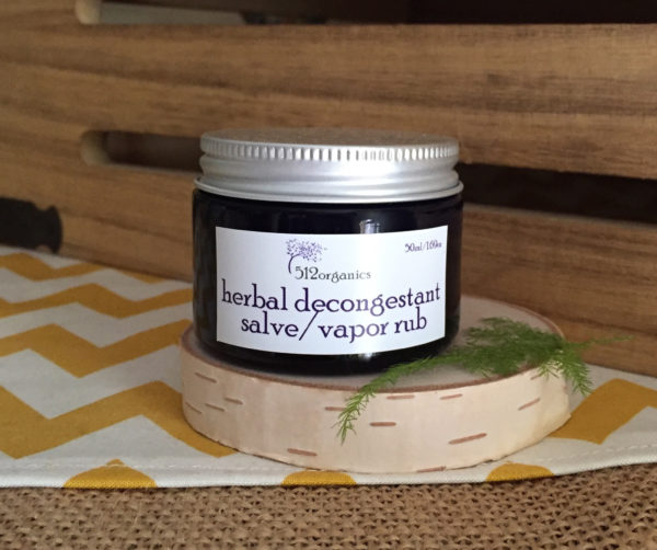 Herbal Decongestant Salve / Vapor Rub