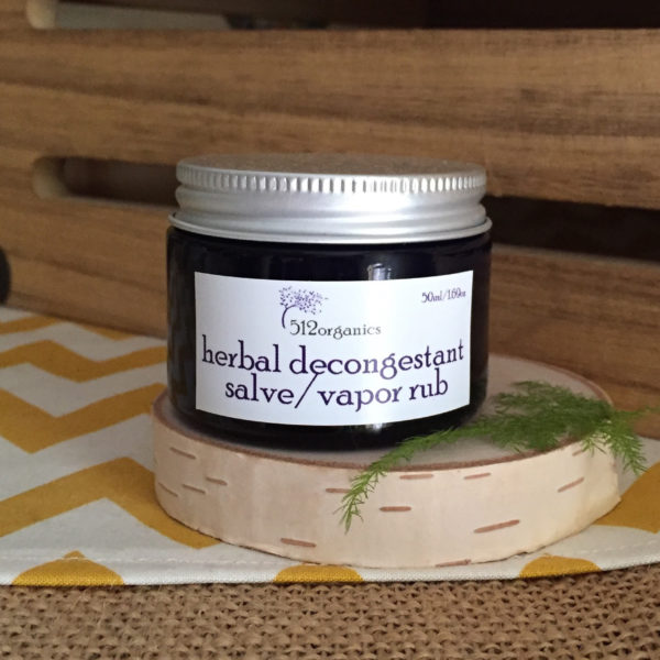 Herbal Decongestant Salve / Vapor Rub